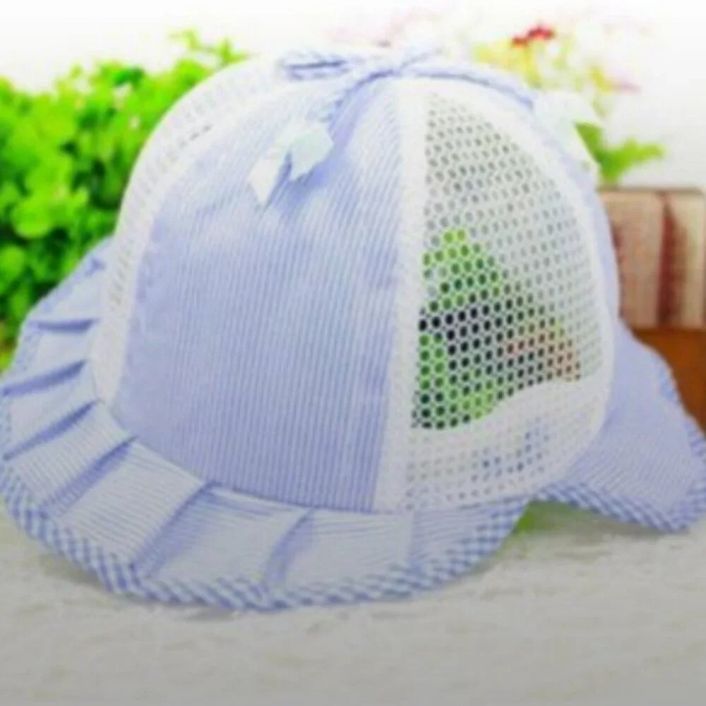 NEW Cotton Baby 👒 Sun Hat 🌞100% Cotton Adjustable Size 6 - 24M